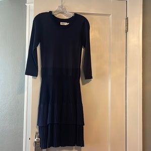 Eliza J navy blue sweater dress. Size medium